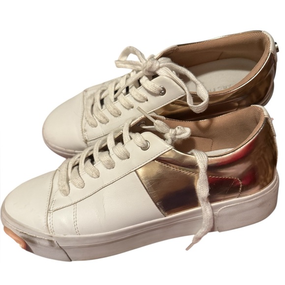 Marc Fisher Shoes - SOLD Marc Fisher Stylish White pink rosegold Women's platform Sneakers